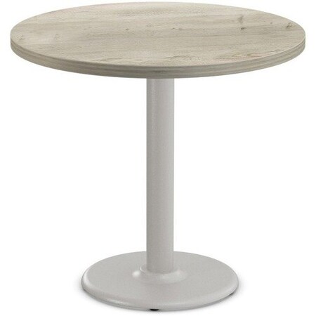 Special-T Table, Round, 36in Dia x 42in, Fog Gray Base/ Aged Driftwood Top SCTCANT236BHGAD